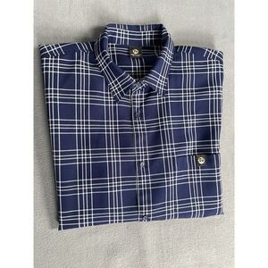 Lowrider Shirt Mens 2xl Blue Button Up